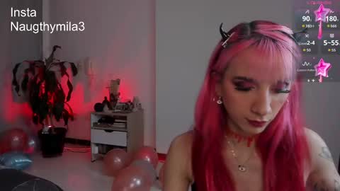 Snapshot of naugthymila3 chatting on 11-18-25, 01:22 Mila aka Dominika - Nov 20 Birthday show Onlyfans Naugthymila online show from 11-18-25, 01:22