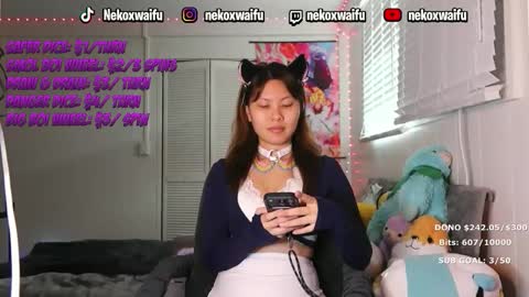 Snapshot of nekoxwaifu chatting on 02-09-26, 10:03 nekoxwaifu online show from 02-09-26, 10:03