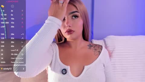 Snapshot of ninaangel6 chatting on 03-13-26, 01:29 Nina Angel online show from 03-13-26, 01:29