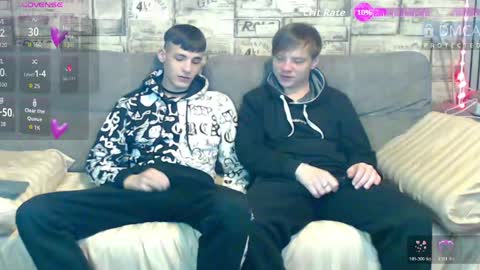 Max tall dark-haired guy with tattoos and Phil blond-haired online show from 05-06-26, 02:51