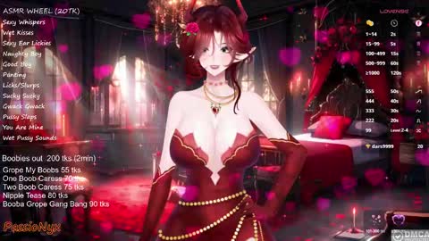 Snapshot of passionyx chatting on 02-16-25, 03:47 Succubus Nyx online show from 02-16-25, 03:47