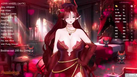 Snapshot of passionyx chatting on 02-22-25, 02:39 Succubus Nyx online show from 02-22-25, 02:39