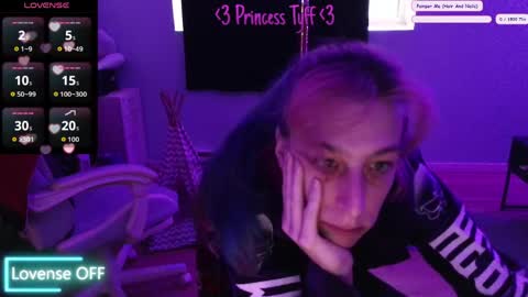 Snapshot of princesstyff chatting on 04-13-26, 12:10 Tyff et Blast online show from 04-13-26, 12:10