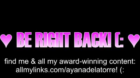 Ayana Delatorre online show from 06-11-26, 12:32