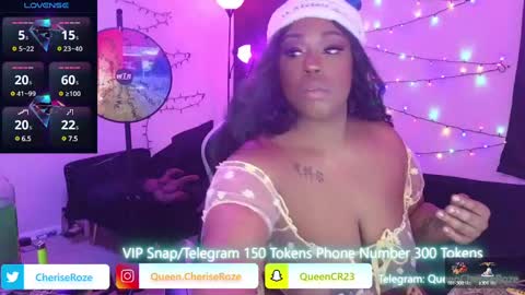 Queen Cherise Roze online show from 12-16-24, 01:53