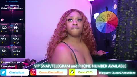 Queen Cherise Roze online show from 01-10-25, 09:31