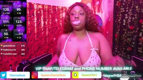 Queen Cherise Roze online show from 03-09-25, 05:44