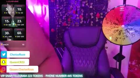 Queen Cherise Roze online show from 11-23-25, 01:05