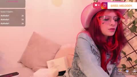 Snapshot of redmeloddy chatting on 10-10-25, 09:36 Meloddy online show from 10-10-25, 09:36