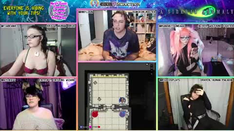 Snapshot of rollseduction chatting on 05-19-26, 11:55 Roll For Seduction online show from 05-19-26, 11:55