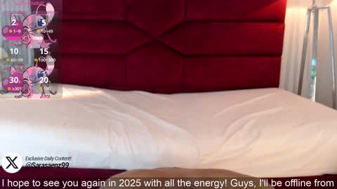Snapshot of sarasaenz_99 chatting on 12-31-24, 05:18 Sara online show from 12-31-24, 05:18