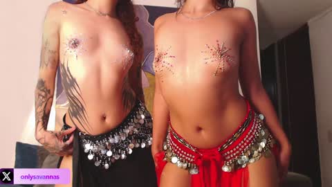 Savannaredhair 33 Angelebony33 online show from 01-30-25, 11:02