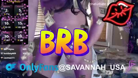Onlyfans Savannah usa online show from 03-01-25, 01:00