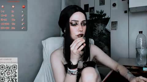 Snapshot of say_mary chatting on 09-10-25, 12:43 pronoun she. name Mary. age 21. online show from 09-10-25, 12:43