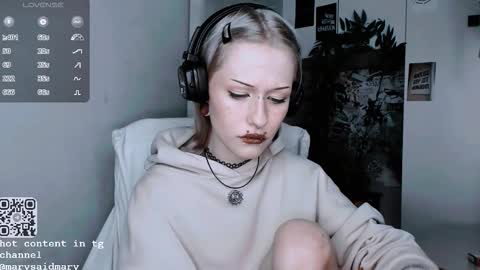 Snapshot of say_mary chatting on 09-30-25, 08:03 pronoun she. name Mary. age 21. online show from 09-30-25, 08:03