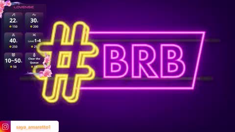 Saya Amaretto  online show from 03-19-26, 06:01