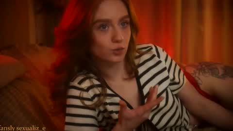 Snapshot of sexualiz_e chatting on 11-04-25, 09:58 Liz online show from 11-04-25, 09:58