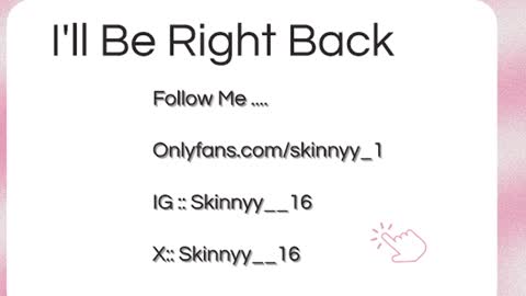 Skinnyy   online show from 06-21-26, 07:55