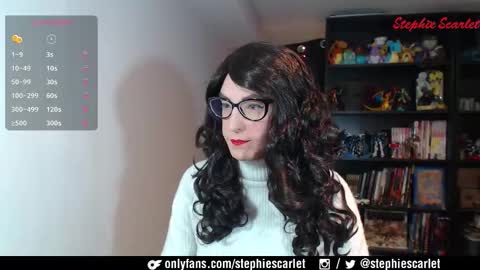 Snapshot of stephiescarlet chatting on 12-17-25, 06:19 Stephie Scarlet online show from 12-17-25, 06:19