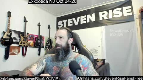 StevenRiseNYC online show from 10-21-25, 12:06