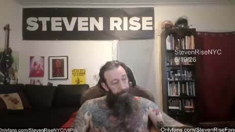 Snapshot of stevenrisenyc chatting on 06-20-26, 10:40 StevenRiseNYC online show from 06-20-26, 10:40