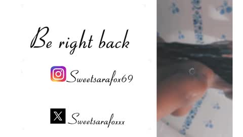 Snapshot of sweetsarafoxxx chatting on 09-18-25, 01:18 Sara Sofia Libra online show from 09-18-25, 01:18