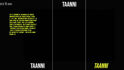 TAANNI online show from 04-16-26, 09:39