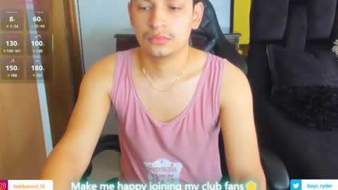Snapshot of teddy_cowboy chatting on 02-26-25, 12:14 Follow me on Twitter boys ryder and instagram teddyscoot 12 online show from 02-26-25, 12:14
