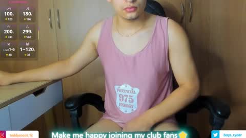 Snapshot of teddy_cowboy chatting on 03-10-25, 12:04 Follow me on Twitter boys ryder and instagram teddyscoot 12 online show from 03-10-25, 12:04