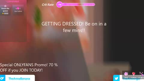 Anna Banana AKA Ann Angel online show from 02-12-25, 02:45