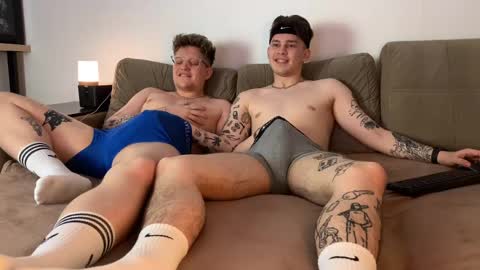 Noah blonde and Josh dark hair Nike guy online show from 05-13-26, 04:48