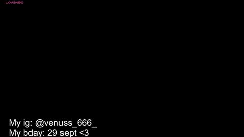   Venus  MY BDAY 29 SEPT online show from 09-15-25, 06:52