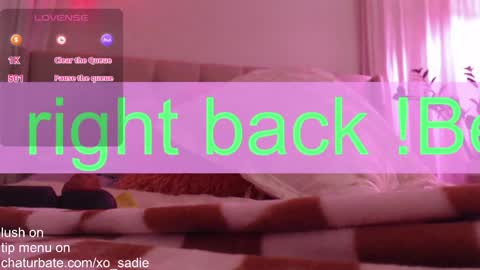 Snapshot of xo_sadie chatting on 06-01-26, 07:21 Xo Sadie online show from 06-01-26, 07:21