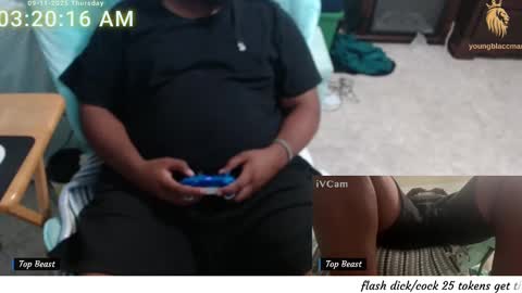 younblaccman6969 online show from 09-11-25, 07:19