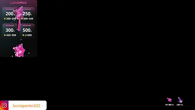 Snapshot of LucciaPorter chatting on 12-18-24, 11:40 LucciaPorter online show from 12-18-24, 11:40