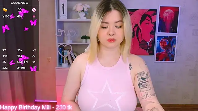 cutie mili online show from 01-24-25, 06:24