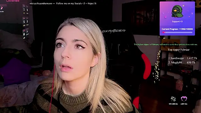 Lisaonthemoon online show from 02-07-26, 03:27