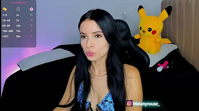 Snapshot of melanyrouse1 chatting on 10-29-25, 08:43 melanyrouse1 online show from 10-29-25, 08:43
