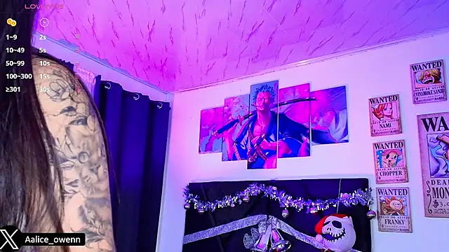 Aliceowenn online show from 12-16-25, 09:09