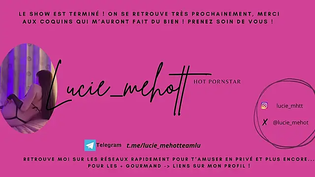 Snapshot of lucie_mehott chatting on 03-02-25, 08:40 lucie mehott online show from 03-02-25, 08:40