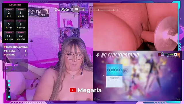 MegariaB online show from 02-13-25, 08:17