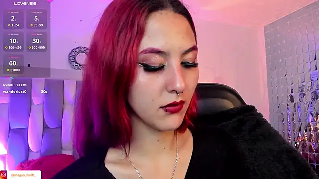 Snapshot of Megan_wolf1_ chatting on 01-31-25, 07:29 Megan wolf1 online show from 01-31-25, 07:29