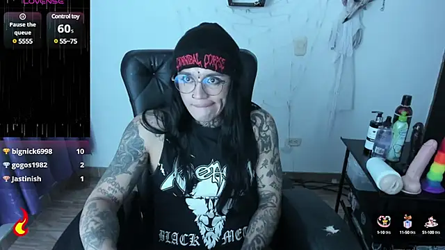Goth ink online show from 03-14-25, 04:43