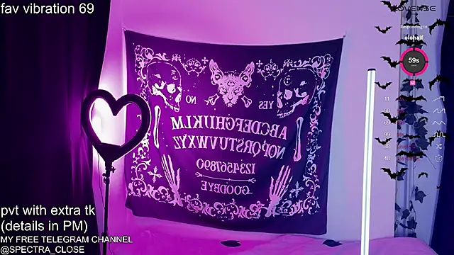 Snapshot of SpectraSirens chatting on 03-27-26, 09:14 SpectraSirens online show from 03-27-26, 09:14