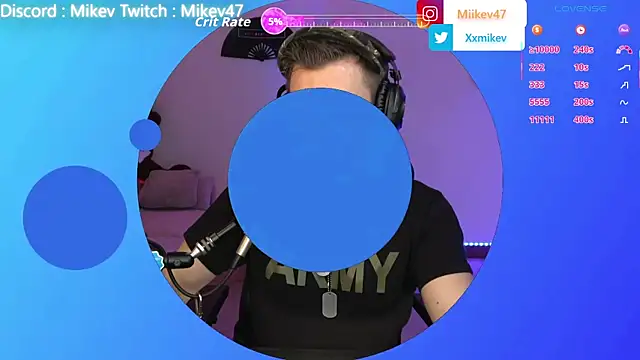 Snapshot of Mikev chatting on 03-19-26, 07:07 Mikev online show from 03-19-26, 07:07