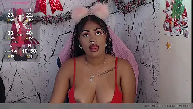 Snapshot of ebonyciaraqueen chatting on 12-13-24, 08:15 ebonyciaraqueen online show from 12-13-24, 08:15