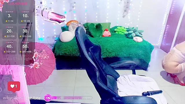 MilkyXSakura online show from 02-02-25, 03:10