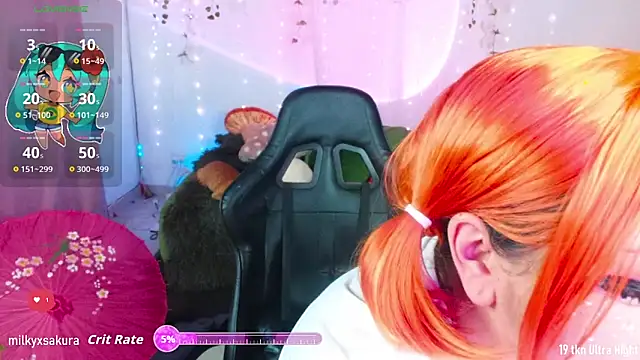 MilkyXSakura online show from 10-31-25, 02:23