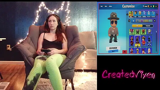 Snapshot of CreatedVixen chatting on 10-20-25, 01:22 CreatedVixen online show from 10-20-25, 01:22