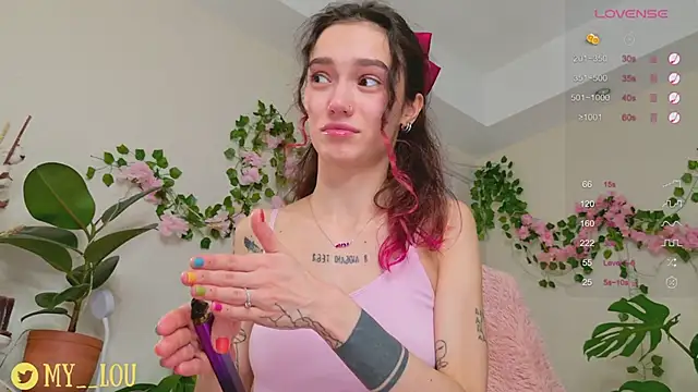 Snapshot of MyLou_ chatting on 02-02-25, 04:00 MyLou online show from 02-02-25, 04:00